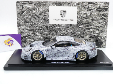 Preview: Spark WAP0212740RGT3 # Porsche 911 (992) GT3 R Testcar Baujahr 2022 " Erlkönig Design " 1:18
