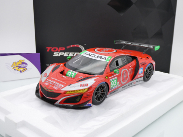 Top Speed TS0497 # Acura NSX GT3 Evo22 Nr.93 24h Daytona 2023 " Harrison Contracting Company Racers Edge Motorsports mit WTRAndretti " 1:18