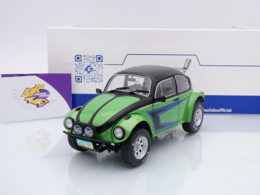 Solido S1809603 # VW Volkwagen Beetle Baja Baujahr 1976 " grünmetallic-schwarz " 1:18
