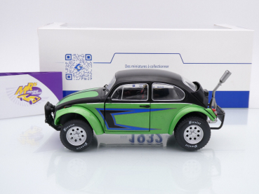 Preview: Solido S1809603 # VW Volkwagen Beetle Baja Baujahr 1976 " grünmetallic-schwarz " 1:18
