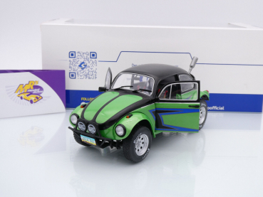 Preview: Solido S1809603 # VW Volkwagen Beetle Baja Baujahr 1976 " grünmetallic-schwarz " 1:18