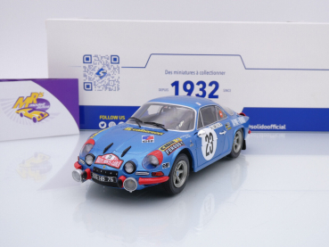 Solido S1804208 # Alpine A110 1600S Nr.23 6th Rallye Monte Carlo 1972 " J.P. Nicolas - M. Vial " 1:18