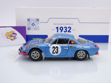 Preview: Solido S1804208 # Alpine A110 1600S Nr.23 6th Rallye Monte Carlo 1972 " J.P. Nicolas - M. Vial " 1:18
