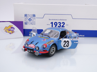 Preview: Solido S1804208 # Alpine A110 1600S Nr.23 6th Rallye Monte Carlo 1972 " J.P. Nicolas - M. Vial " 1:18