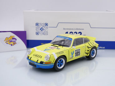 Solido S1801118 # Porsche 911 RSR Nr.105 Rallye Tour de France Auto 1973 " J-F. Lafosse - J.P. Angoulet " 1:18