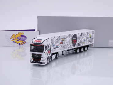 Herpa 956727 # MAN TGX GX Koffer-Sattelzug " 70 Jahre Pabst " 1:87