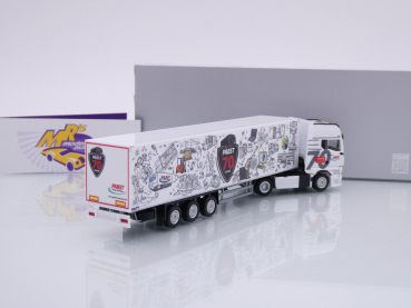 Preview: Herpa 956727 # MAN TGX GX Koffer-Sattelzug " 70 Jahre Pabst " 1:87