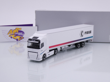 Herpa 955676 # Volvo FH GL Koffer-Sattelzug " Fiege Logistik " 1:87