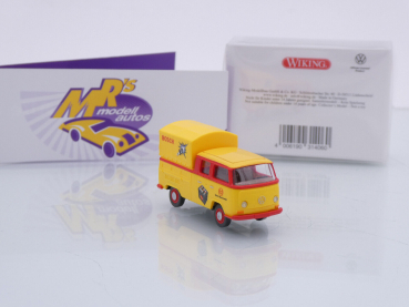 Preview: Wiking 0314 06 # Volkswagen VW Bus T2 Doppelkabine Baujahr 1967-71 " BOSCH Zündkerzen " 1:87
