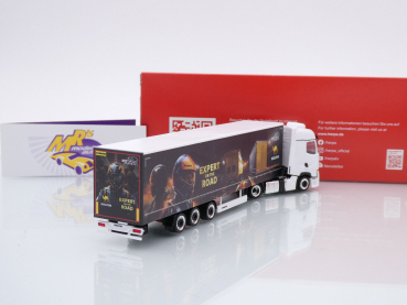 Preview: Herpa 317467 # Renault T facelift Lowlinergardinenplanen-Sattelzug " SFT / Wielton " 1:87