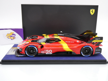 Preview: Look Smart LS18RC023 # Ferrari 499P Nr.50 24h Le Mans 2023 " Launch Version " 1:18