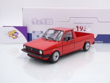 Solido S1803511 # Volkswagen VW Caddy MkI Baujahr 1983 " rot " 1:18