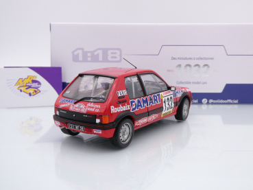 Preview: Solido S1801717 # Peugeot 205 GTI Nr.132 Rallye Monte Carlo 1986 " Damart " 1:18