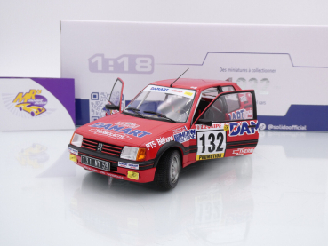 Preview: Solido S1801717 # Peugeot 205 GTI Nr.132 Rallye Monte Carlo 1986 " Damart " 1:18