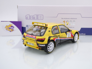 Preview: Solido S1808304 # Peugeot 306 Maxi Nr.2 Eifel Rallye 2022 " A. Cornet - T. Neuville " 1:18
