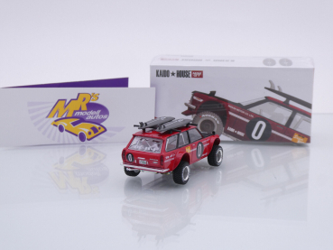 Preview: TSM MINI GT KHMG054 # Datsun 510 Wagon 4x4 Surf Safari RS " Kaido House " 1:64