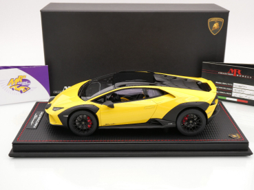 Preview: MR LAMBO057C # Lamborghini Huracan Sterrato Baujahr 2023 " Giallo (gelb) " 1:18