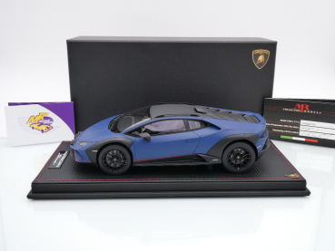 Preview: MR LAMBO057E # Lamborghini Huracan Sterrato Baujahr 2023 " Blu Grifo " 1:18