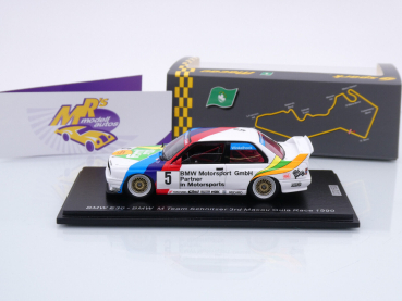 Preview: Spark SA227 # BMW E30 Nr.5 3rd Macau Guia GP 1990 " Joachim Winkelhock - Schnitzer " 1:43