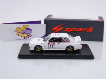 Preview: Spark S8486 # BMW E30 Nr.27 Tour de Corse France 1990 " F. Dor - P. Viale " 1:43