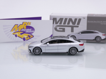 Preview: TSM MINI GT MGT00508-L # Mercedes-Benz EQS 580 4MATIC LHD " silbermetallic (Silver Metallic) " 1:64