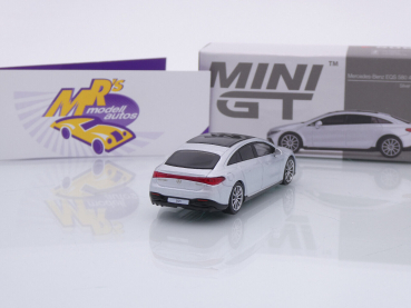 Preview: TSM MINI GT MGT00508-L # Mercedes-Benz EQS 580 4MATIC LHD " silbermetallic (Silver Metallic) " 1:64