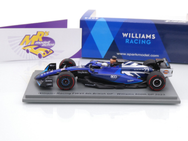 Preview: Spark S8588 # Williams FW45 F1 Nr.23 8th British Williams 800th GP 2023 " Alex Albon " 1:43