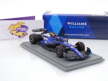Preview: Spark S8588 # Williams FW45 F1 Nr.23 8th British Williams 800th GP 2023 " Alex Albon " 1:43