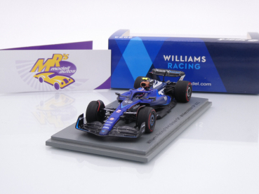 Spark S8589 # Williams FW45 F1 Nr.2 British Williams 800th GP 2023 " Logan Sargeant " 1:43