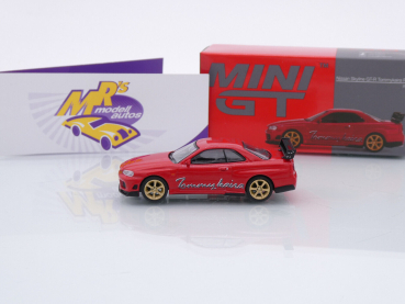 Preview: TSM MINI GT MGT00543-R # Nissan Skyline GT-R (R34) RHD rot (Red) " Tommykaira R-z "  1:64
