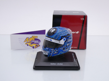 Spark 5HF106 # Helm Formel 1 Alfa Romeo Stake " Valtteri Bottas " Nr.77 Australien GP 2023 1:5