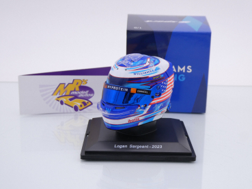 Spark 5HF112 # Helm Formel 1 Team Williams F1 " Logan Sargeant " Nr.2 2023 1:5