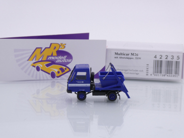 Preview: Busch 42235 # Multicar M26 mit Absitzkipper " Technisches Hilfswerk THW " 1:87