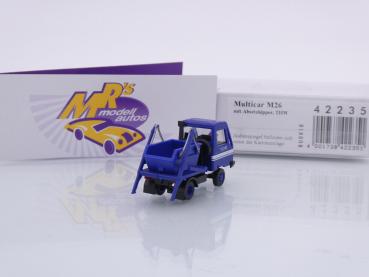 Preview: Busch 42235 # Multicar M26 mit Absitzkipper " Technisches Hilfswerk THW " 1:87