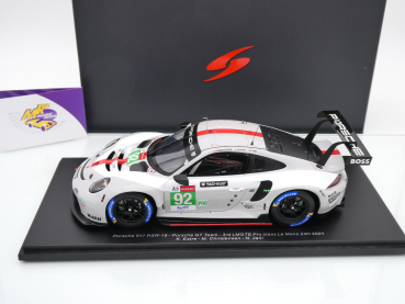 Preview: Spark 18S717 # Porsche 911 RSR-19 Nr.92 3rd LMGTE Pro 24h Le Mans 2021 " Porsche GT " 1:18