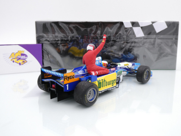 Preview: Minichamps 510950601 # Benetton Ford B195 F1 Nr.1 Canada GP 1995 " Michael Schumacher / Jean Alesi Taxi " 1:18