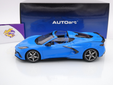 Preview: AUTOart 71281 # Chevrolet Corvette C8 Stingray 2020 " Rapid Blue " 1:18