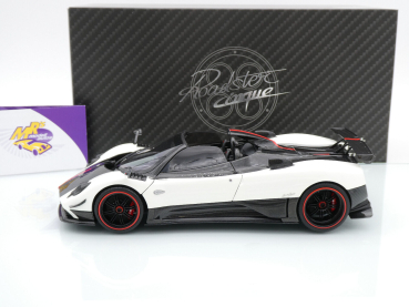 Preview: Almost Real 850611 # Pagani Zonda Cinque Roadster Baujahr 2009 " Bianco Benny " 1:18