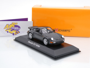 Maxichamps 940069106 # Porsche 911 (964) Turbo Baujahr 1990 " schwarzmetallic " 1:43