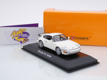 Maxichamps 940069105 # Porsche 911 (964) Turbo Baujahr 1990 " weiß " 1:43