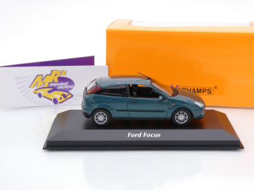 Preview: Maxichamps 940087001 # Ford Focus Baujahr 1998 " dunkelgrünmetallic " 1:43