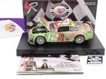 Preview: Lionel Racing W122323BACRBM # Ford Mustang NASCAR 2023 " Ryan Blaney - BodyArmor Camo Charlotte Coke 600 Race Winner " 1:24