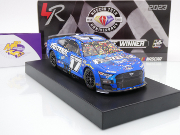Lionel Racing W172323FASCHK # Ford Mustang NASCAR 2023 " Chris Buescher - Fastenal Richmond Fall Race Winner " Foil Number " " 1:24