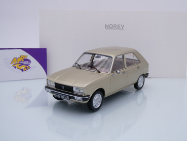 Norev 184904 # Peugeot 104 GR Limousine Baujahr 1981 " beigemetallic " 1:18
