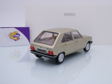 Preview: Norev 184904 # Peugeot 104 GR Limousine Baujahr 1981 " beigemetallic " 1:18