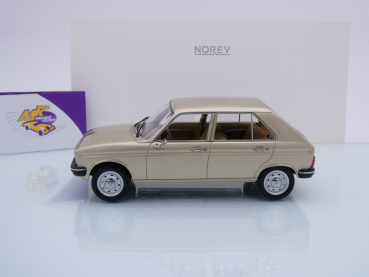 Preview: Norev 184904 # Peugeot 104 GR Limousine Baujahr 1981 " beigemetallic " 1:18