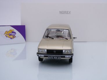Preview: Norev 184904 # Peugeot 104 GR Limousine Baujahr 1981 " beigemetallic " 1:18