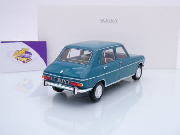 Preview: Norev 185754 # Simca 1100 GLS Limousine Baujahr 1968 " türkisgrün " 1:18