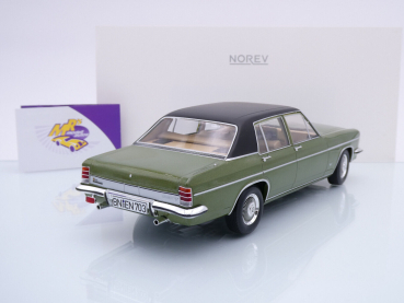 Preview: Norev 183688 # Opel Diplomat V8 Limousine Baujahr 1969 " hellgrünmetallic " 1:18 Limited Edition