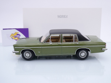Preview: Norev 183688 # Opel Diplomat V8 Limousine Baujahr 1969 " hellgrünmetallic " 1:18 Limited Edition